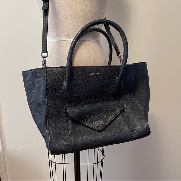 Anine Bing Madison bag navy - Picture 2 of 11